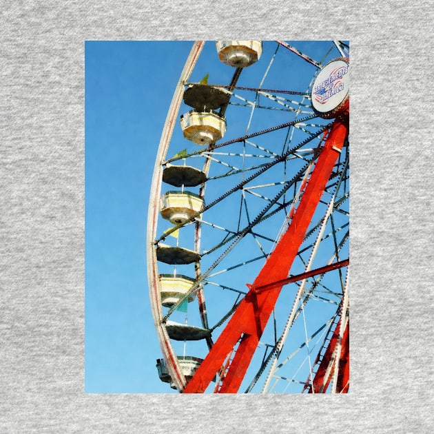 Carnival Midway - Ferris Wheel Closeup by SusanSavad